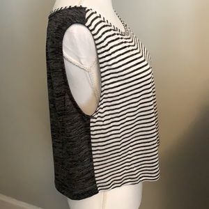 Burning Torch striped tank top